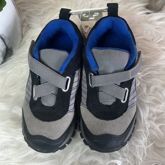 Gap Gray/Blue/Black Slip on Toddler Boys Sneakers Size 9 - Picture 3 of 14